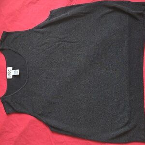 Alfani Silk Tank Womens Sparkly Sweater Tank 3X 24in P2P Silk Blend